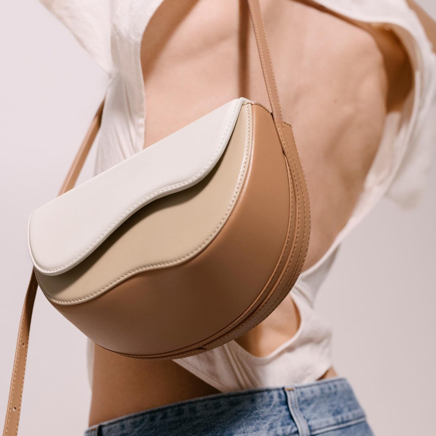 Spliced Shoulder Saddle Bag