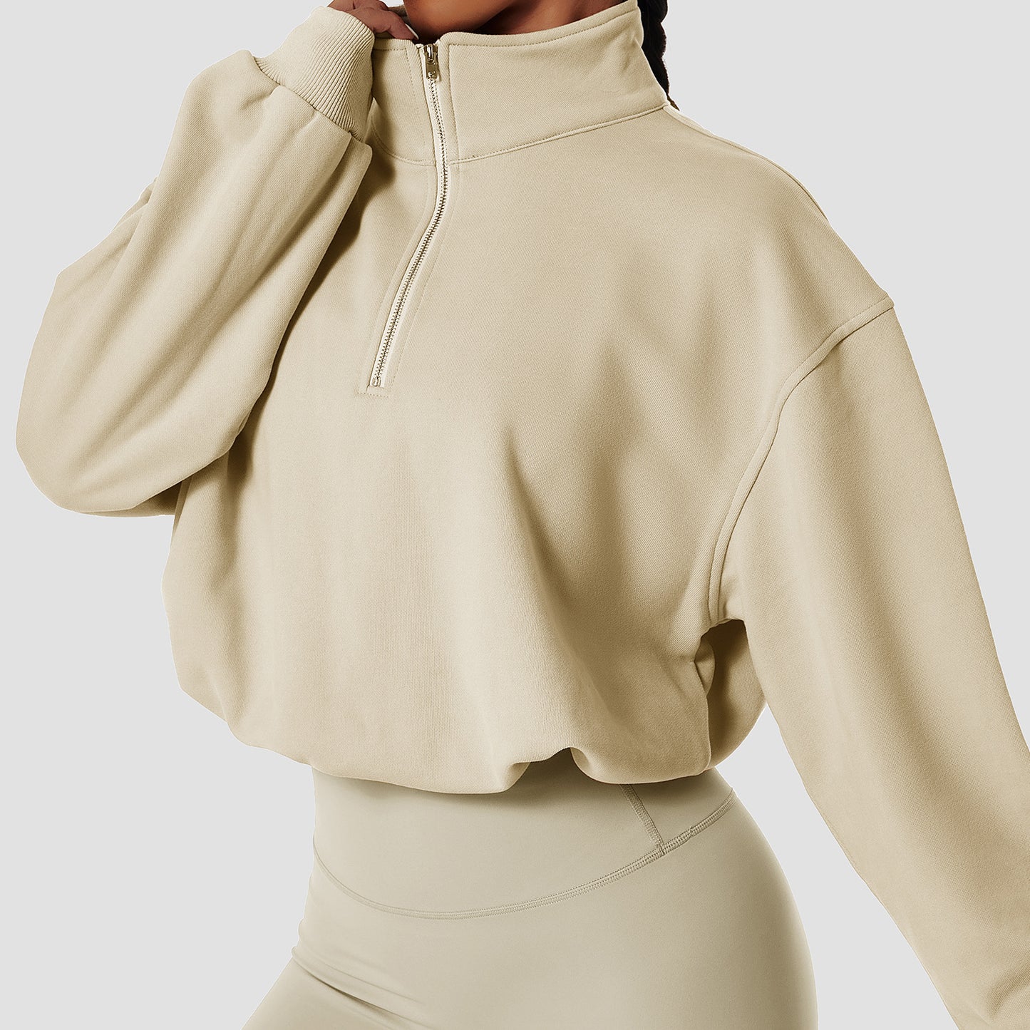 High Neck Long Sleeve Sweater