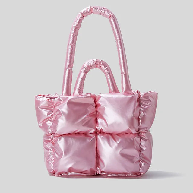 Winter Fluorescent Shoulder Tote Bag